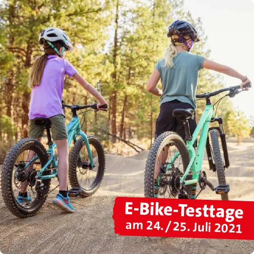 E-Bike Testtage_Kinder mit Bikes