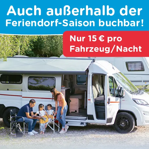 Wohnmobil-Stellplatz_Bild_Angebot Preis pro Nacht außerhalb Feriendorf Saison