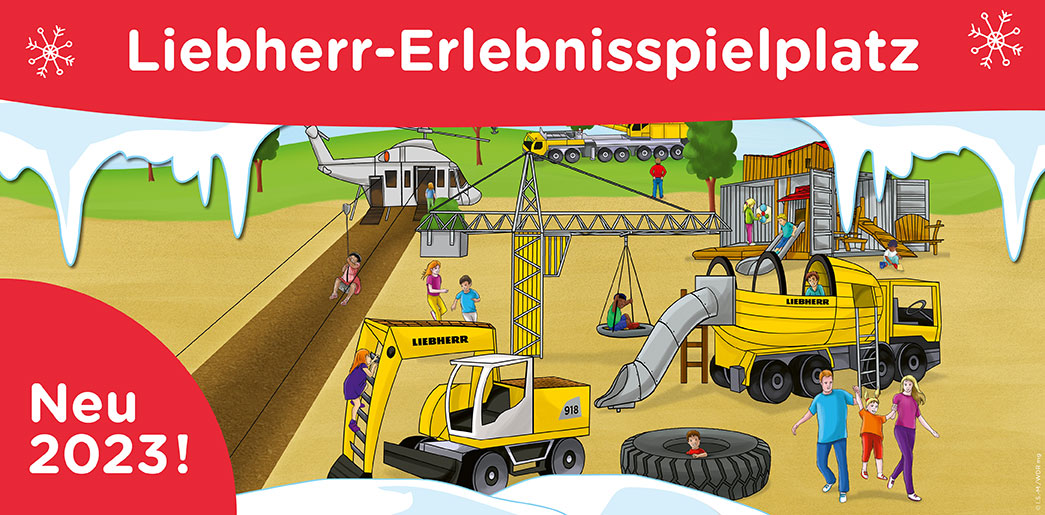 Ravensbruger Spieleland_Neuheit 2023_Liebherr-Erlebnisspielplatz